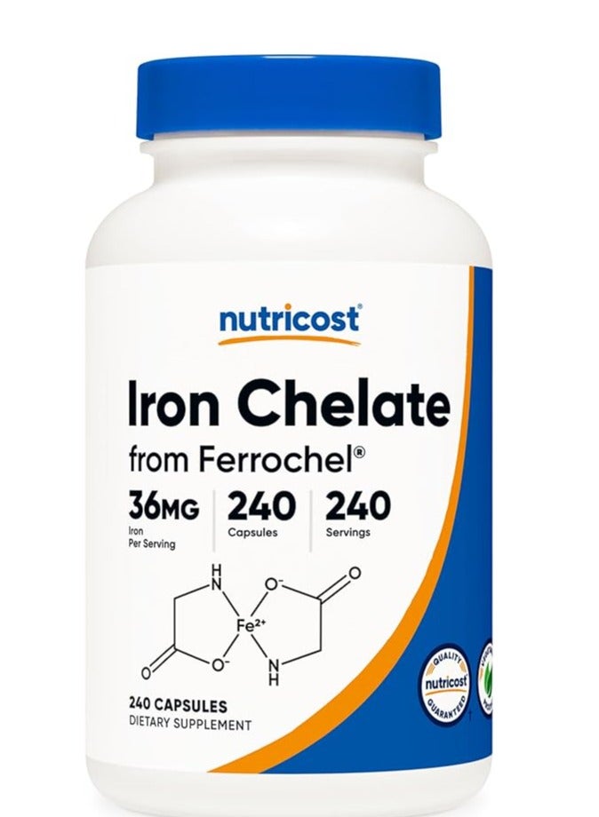 حديد مخلب، على شكل فيروشيل، 36 ملجم، 240 كبسولة - Image 1