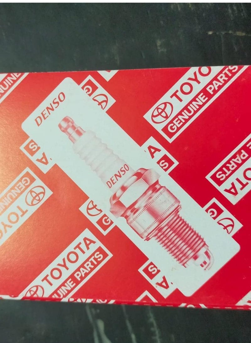 تويوتا شمعات اشعال تويوتا الأصلية لسيارات تويوتا موديل كرولا 2001-2007. يارس (شمعة سن 16 ياباني أصلي) 4 قطع - Image 2