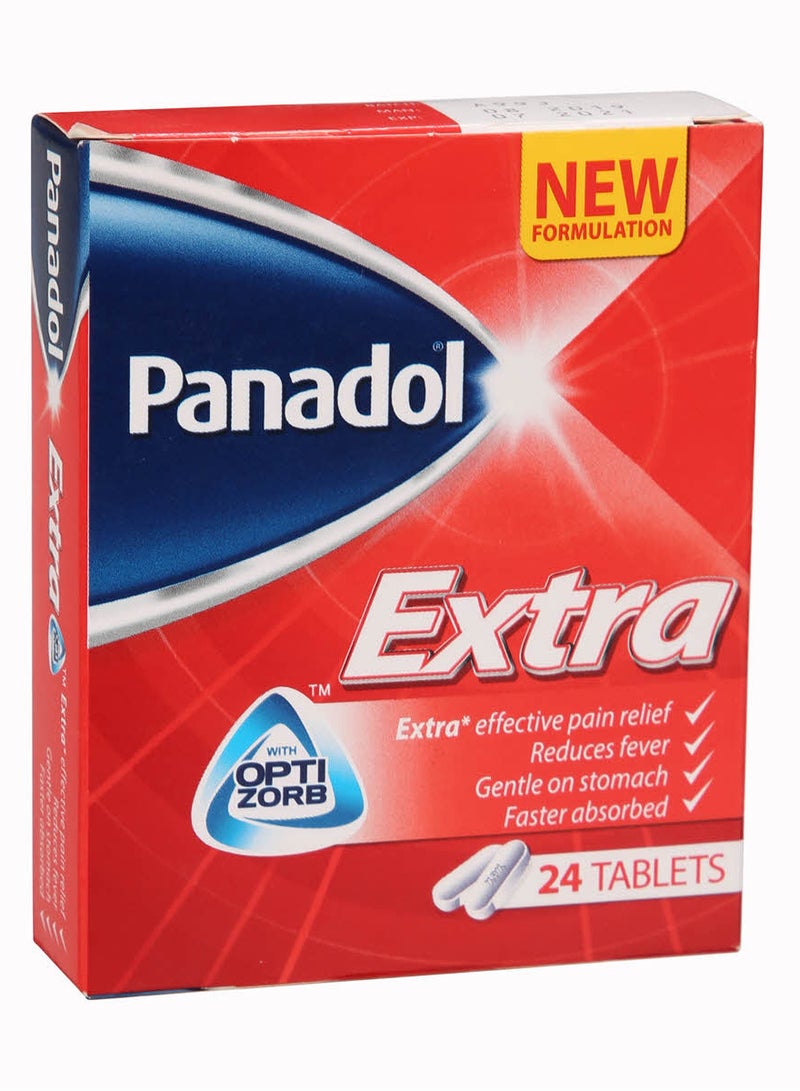 Panadol بانادول إكسترا مع أوبتيزورب 24 قرص - Image 2