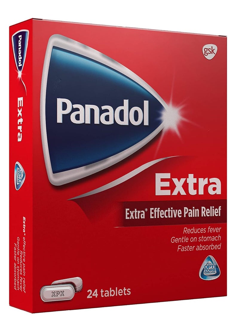 Panadol بانادول إكسترا مع أوبتيزورب 24 قرص - Image 1