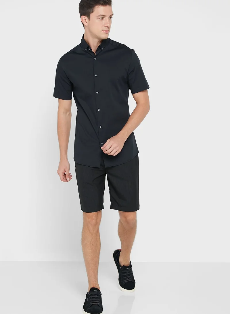 Robert Wood Stripe Shorts