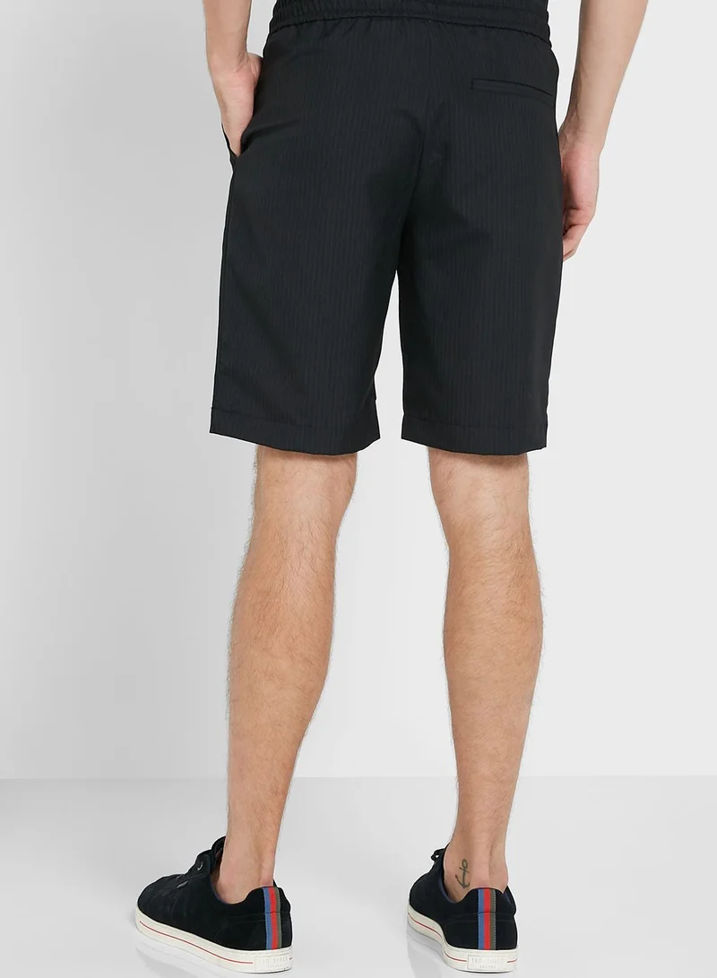 Robert Wood Stripe Shorts