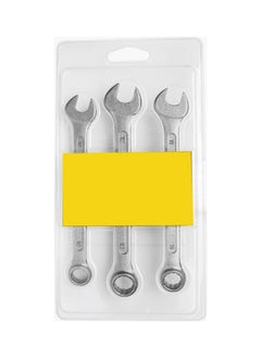 NIBEMINENT 3-Piece Combination Wrench Set Silver 15.5 X 2.8cm  - Image 1