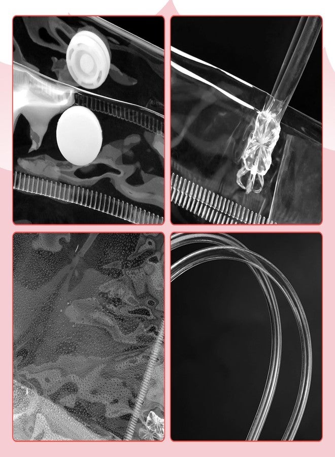 BadenBach 15 PCS Clear Gift Bags with Handles, 6.9 x 6.9 x 3.5 Inch Small Clear Plastic Party Favor Bag Transparent Goodie Tote Bag Gift Wrap Bags Bulk for Wedding Baby Shower Birthday Mother's Day - Image 3
