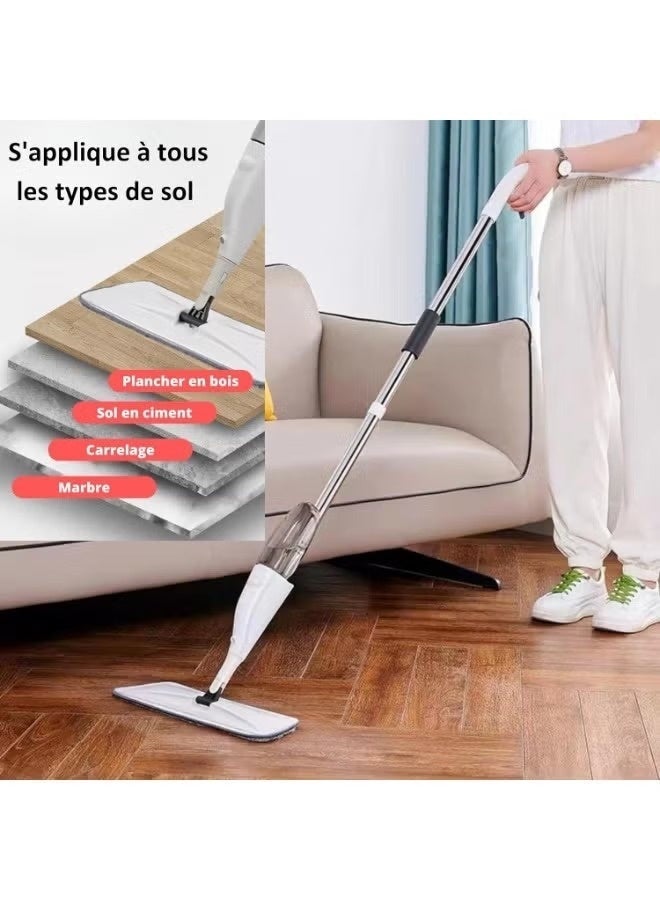 360-degree angled spray mop for dry and wet floor cleaning, refillable bottle for kitchen parquet) - Image 2