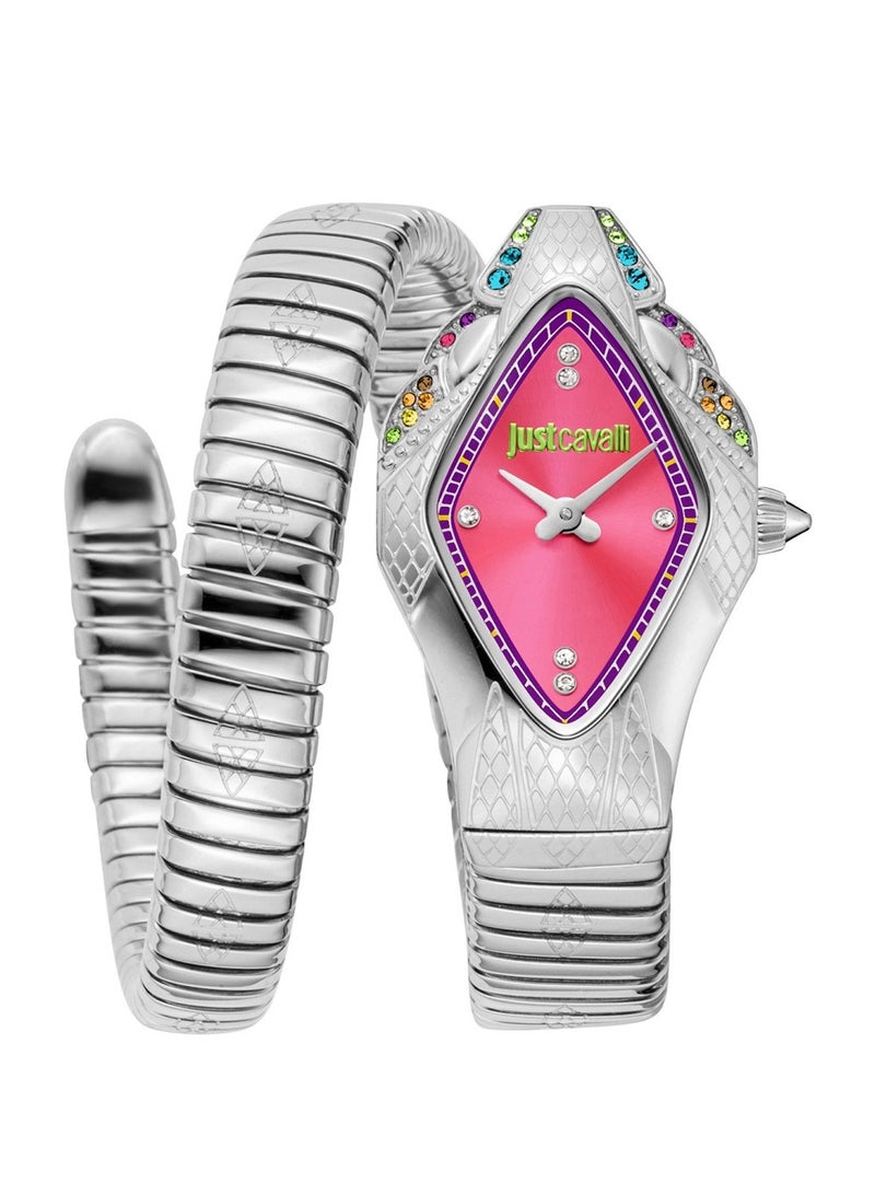 Just Cavalli Women Ferocious Stainless Steel Analogue Quartz Watch JC1L306M0025  - Image 1