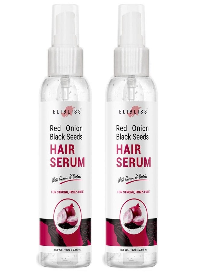 إليبليس سيروم الشعر إيليبليس بالبصل الأحمر وحبة البركة مع البيوتين، مضاد للتجعد، مقوي ومغذي للشعر - Image 1