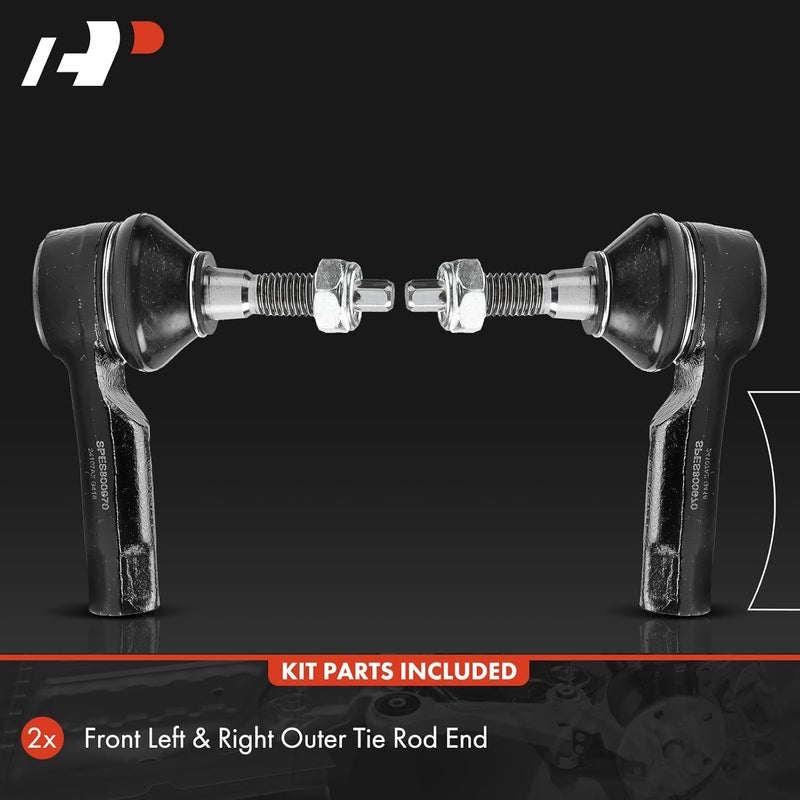 A-Premium Front Outer Tie Rod Ends for Buick and Chevrolet - Image 2