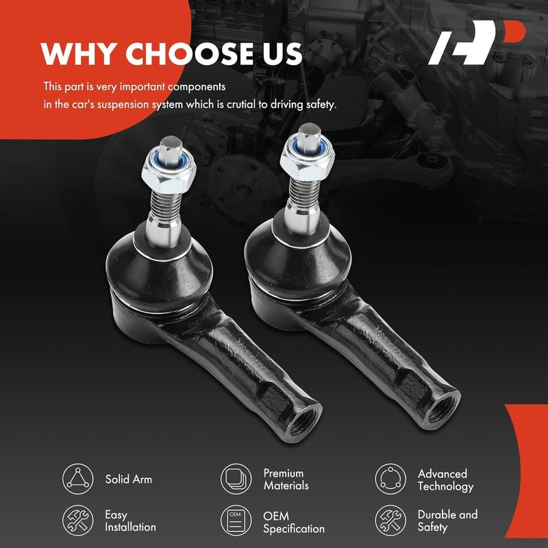 A-Premium Front Outer Tie Rod Ends for Buick and Chevrolet - Image 5