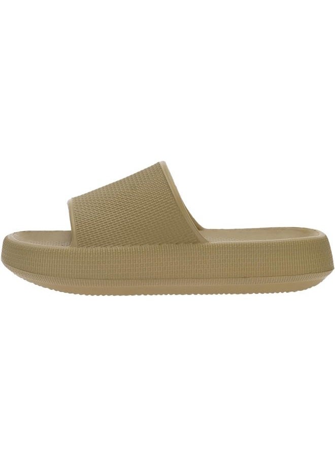 BRONAX Pillow Slippers for Women and Men | Shower Bathroom Sandals | Extremely Comfy | Non-Slip & Cushioned Thick Sole, Olive Green, 6-7 Women/4.5-5.5 Men - Image 3