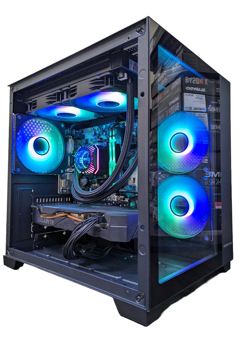 Mostech General Trading LLC - INTEL i5 12400f (Upto 4.4 Ghz) NVIDIA RTX 3060ti 8GB DDR6, 16GB DDR4 RAM, 1TB NVME SSD  , GF  Cpu Liquid Cooler 240mm, PSU 850W 80+Bronze, Windows 11 Pro - Image 1