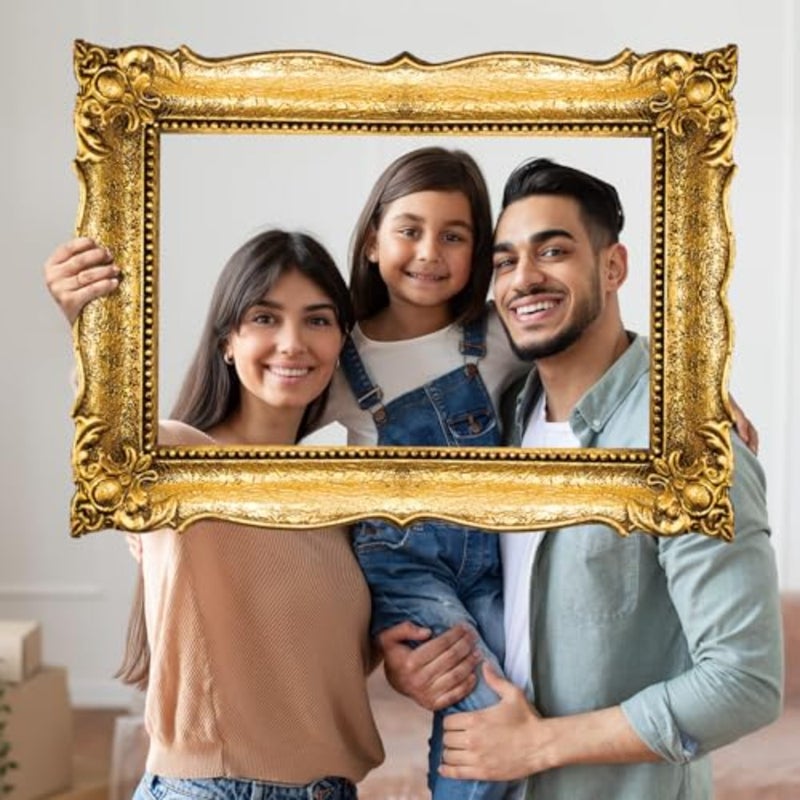 ترقية 32 × 24 بوصة كبيرة كشك الصور الدعائم إطار الصورة خمر إطار الصورة الأصدقاء صورة شخصية الدعائم لحفل زفاف المكسيك عيد ميلاد العازبة لوازم الحفلات - Image 4