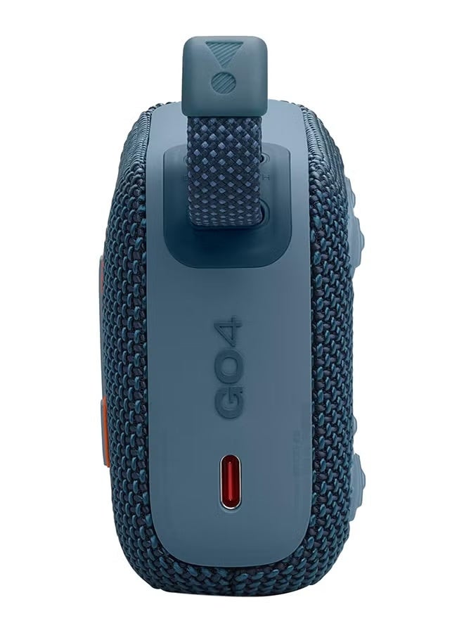 JBL Go4 Portable Waterproof Speaker Blue - Image 3