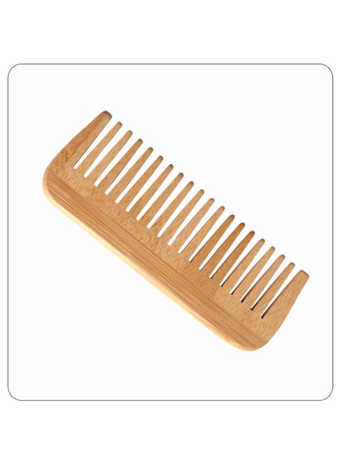 QINGYAN Wide-tooth wooden comb made of natural bamboo - Image 4