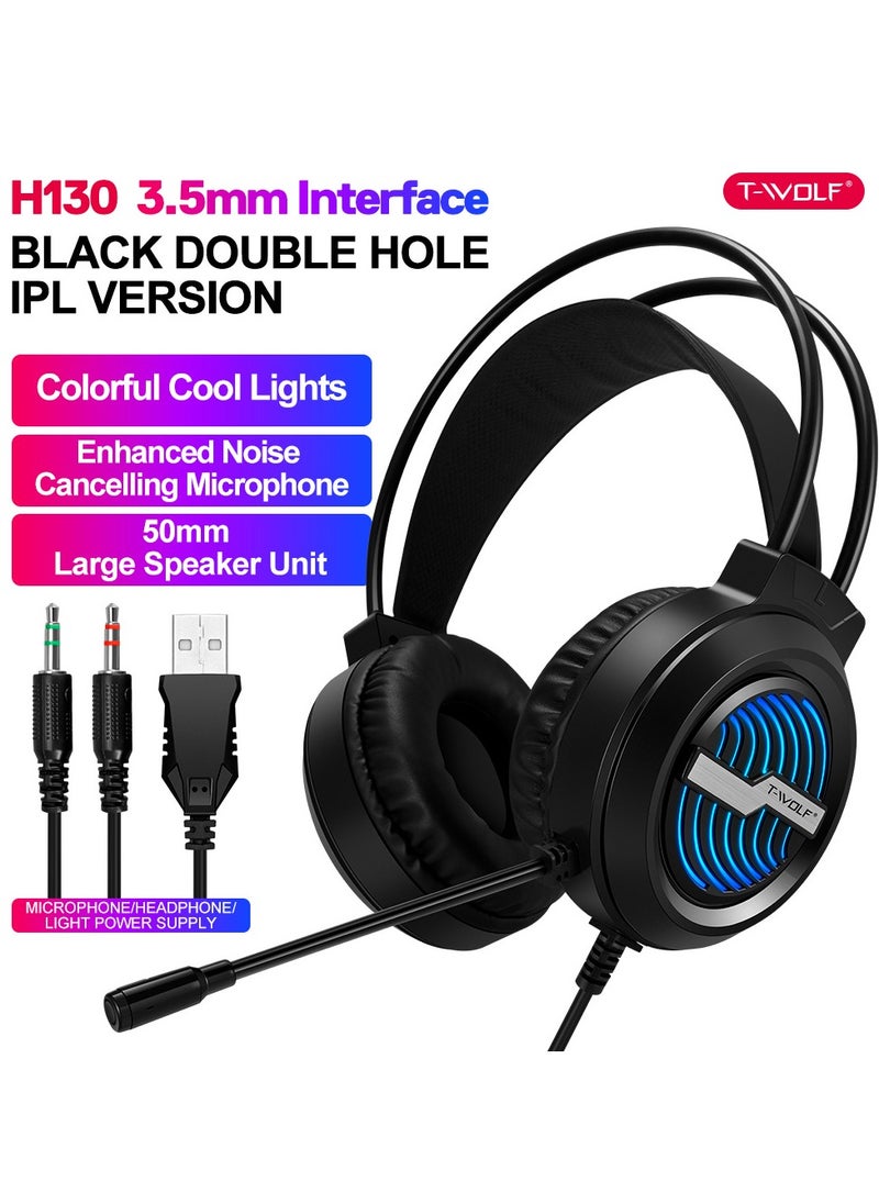 T-WOLF Luminous Wired Gaming Headset  - Image 4
