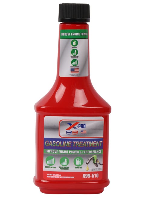 Octane Booster and Gasoline Fuel Injector Cleaner, Improves Fuel Efficiency, Engine Performance, and Increases Octane Level, 354 ml, Made in USA.