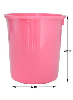 Kuber Industries Kuber Industries Plastic Open Plastic Dustbin Without Lid|Trash Bin, Garbage Bin, Waste Bin, 5Ltr. (Pink)-47KM01046  - Image 4