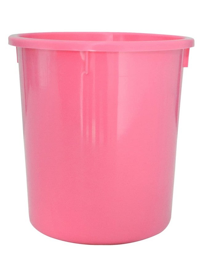 Kuber Industries Plastic Open Plastic Dustbin Without Lid|Trash Bin, Garbage Bin, Waste Bin, 5Ltr. (Pink)-47KM01046 - Image 1