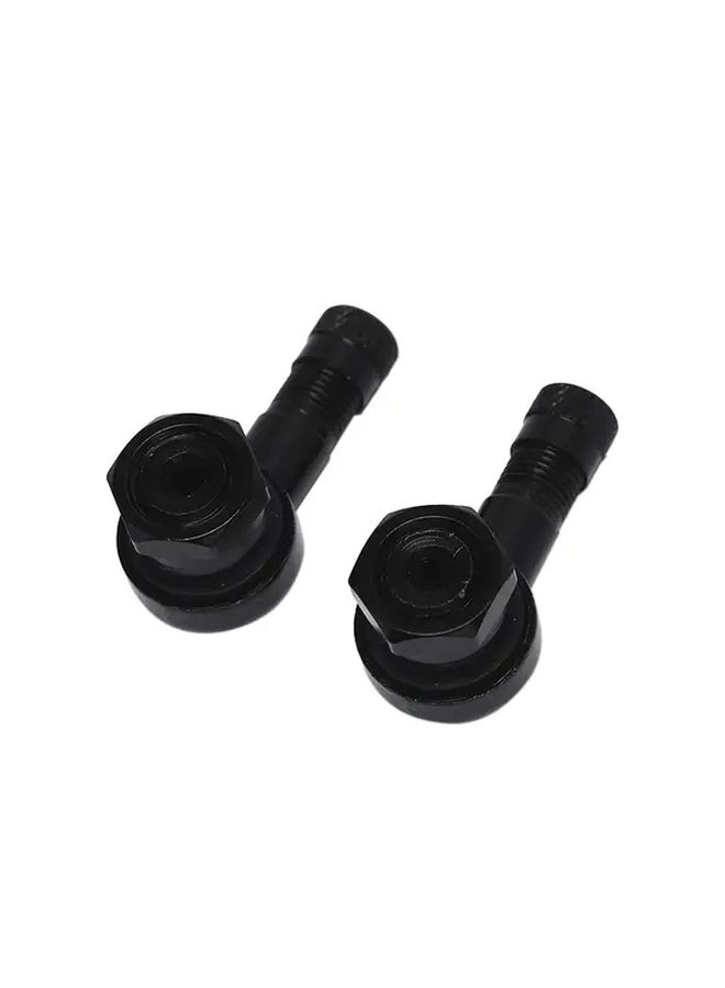 Golden Motorcycle Valve Stem 2pcs 90 Degree Bend Heavy Duty Aluminum Alloy Tire Replacement - Image 1