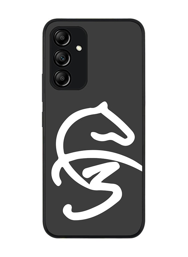 Stylizedd Rugged Black edge case for Samsung Galaxy A54 5G Slim fit Soft Case Flexible Rubber Edges Anti Drop TPU Gel Thin Cover - Faz3 Style Grey - Image 1