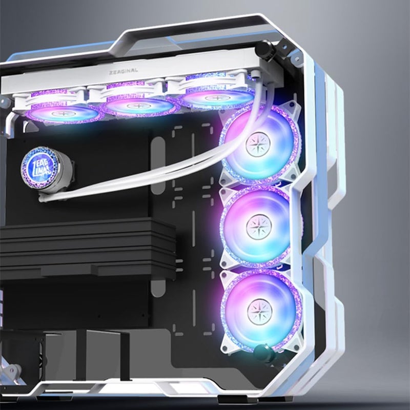 Eacam 120mm ARGB Case Fan Cooling PC Fans with Hydraulic Bearing Fan Speed: 900-1800 RPM Low Noise - Image 4