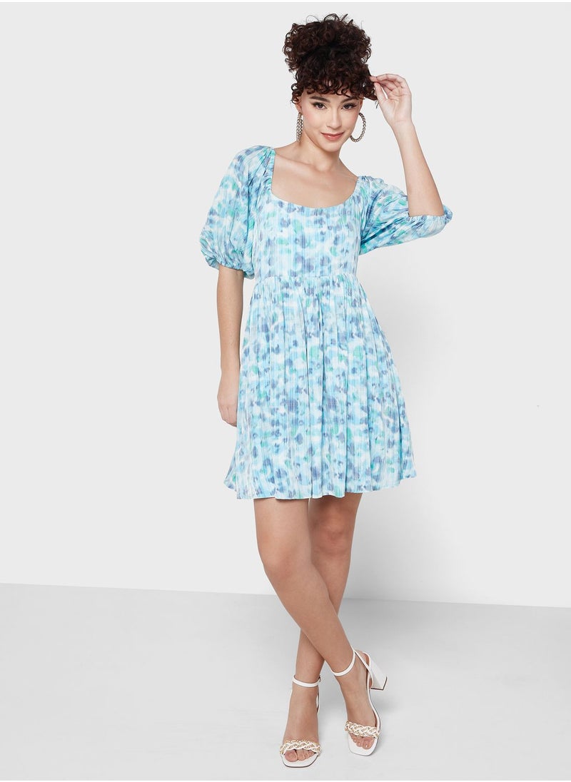 BCBGeneration Floral Print Tiered Dress  - Image 4