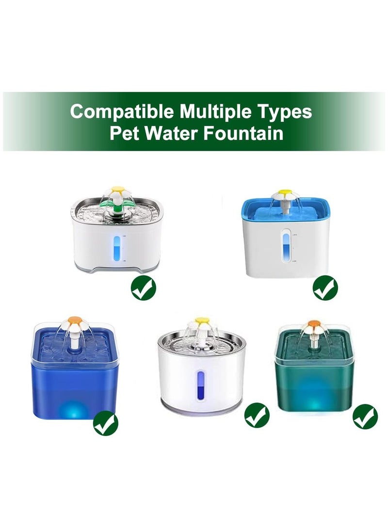 غنافوتو مضخة نافورة مياه القطط، مضخة استبدال مضخة نافورة مياه الحيوانات الأليفة مضخة استبدال مضخة نافورة مياه الحيوانات الأليفة DR-DC160، مضخة استبدال نافورة مياه الحيوانات الأليفة ومضخة استبدال موزع مياه القطط، أزرق - Image 4