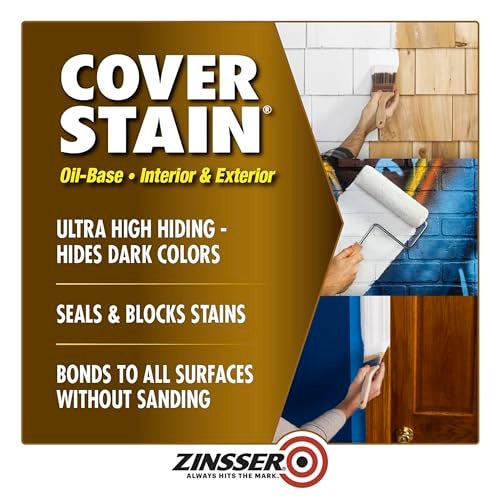 Zinsser qt Zinsser 03504 White Zinsser, Cover-Stain Oil-Based Stain Blocker, 450 VOC - Image 2