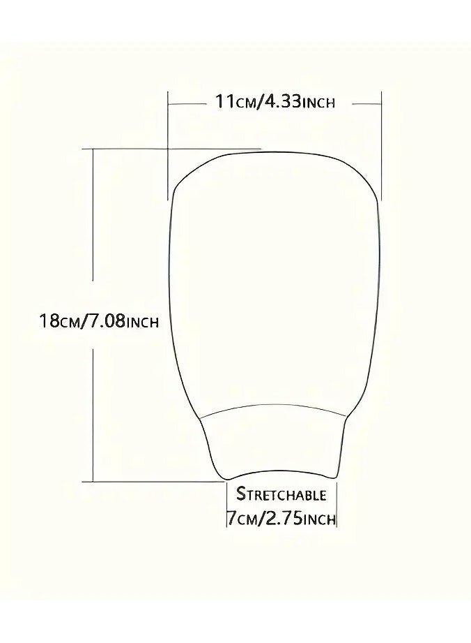 Goolsky قفازات استحمام مقشرة 1 قطعة، قفازات غسل ميت، قفازات استحمام مزدوجة الجوانب، للتدليك وتقشير الجسم، ملحقات استحمام مقشرة للجسم - Image 4
