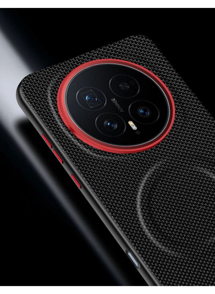 عام غطاء لهونور ماجيك 8، حلقة حماية معدنية لعدسة الكاميرا، غلاف خلفي من الجلد بإطار TPU متوافق مع زوايا ماج سيف ومقاوم للصدمات. - Image 3