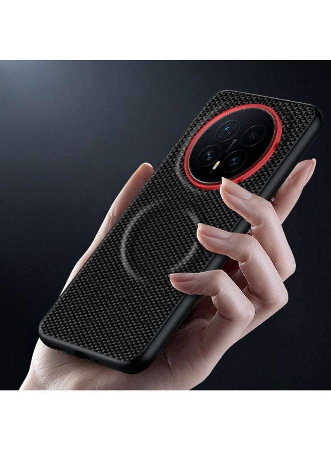 عام غطاء لهونور ماجيك 8، حلقة حماية معدنية لعدسة الكاميرا، غلاف خلفي من الجلد بإطار TPU متوافق مع زوايا ماج سيف ومقاوم للصدمات. - Image 4