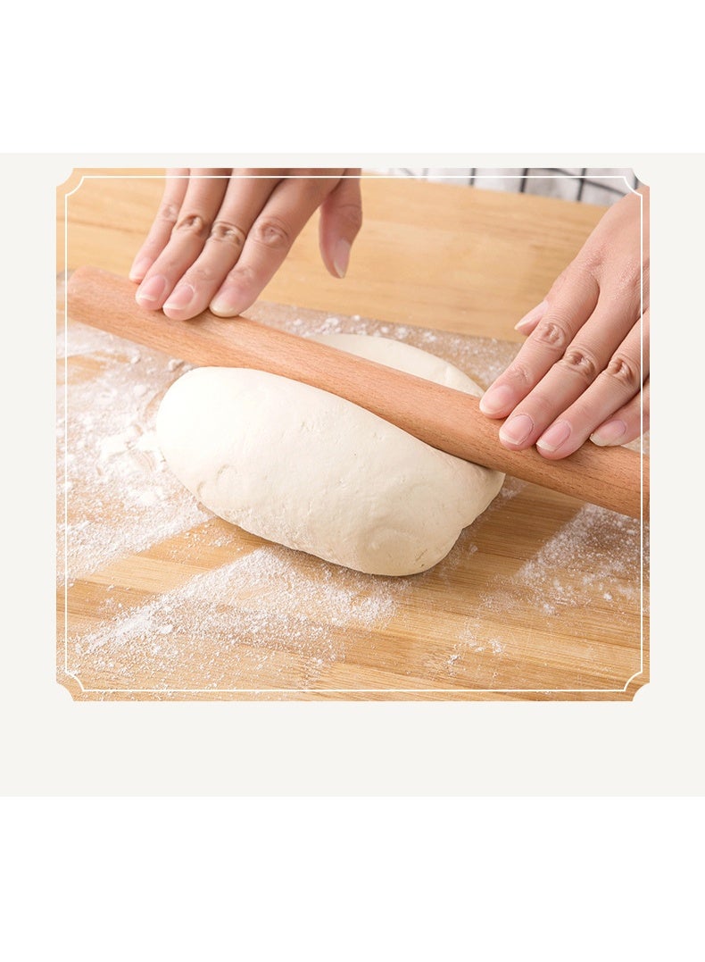 درفلة خشبية بيج 30 * 2.7 سم - Image 3