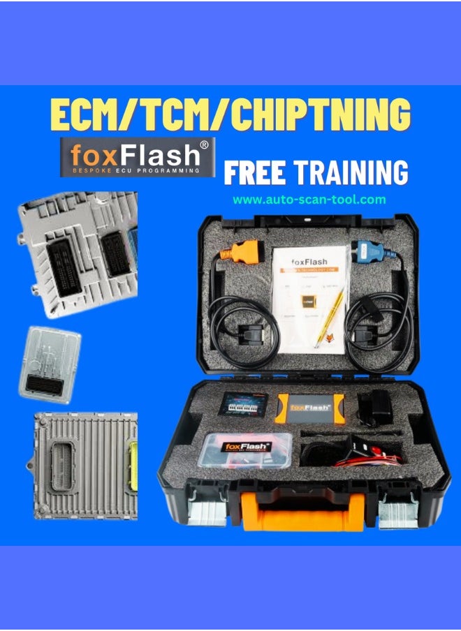 FoxFlash - Automotive Super Strong ECM TCM Gearbox Read Write Clone Customize and Chip Tuning Tool Full Full Version Free Training Support Obd/Bench/Jtag/Boot/Bdm Mode - Image 1
