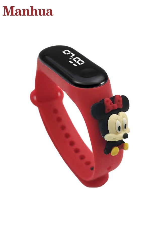Manhua M3 Cartoon Children's Bracelet LED Electronic Waterproof Touch Watch Children's Gift 