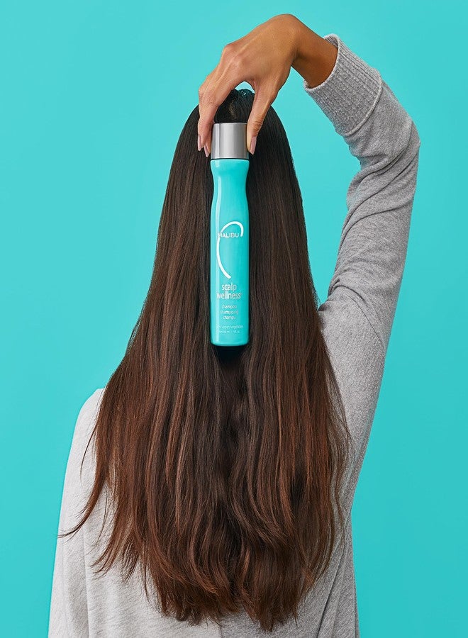 Malibu C Scalp Wellness Shampoo and Conditioner Set (9 oz) - Nourishing and Restorative Scalp Care for All Hair Types - Gentle Enough for Daily Use - Formulated with Plant Proteins and Vitamin C - Image 4