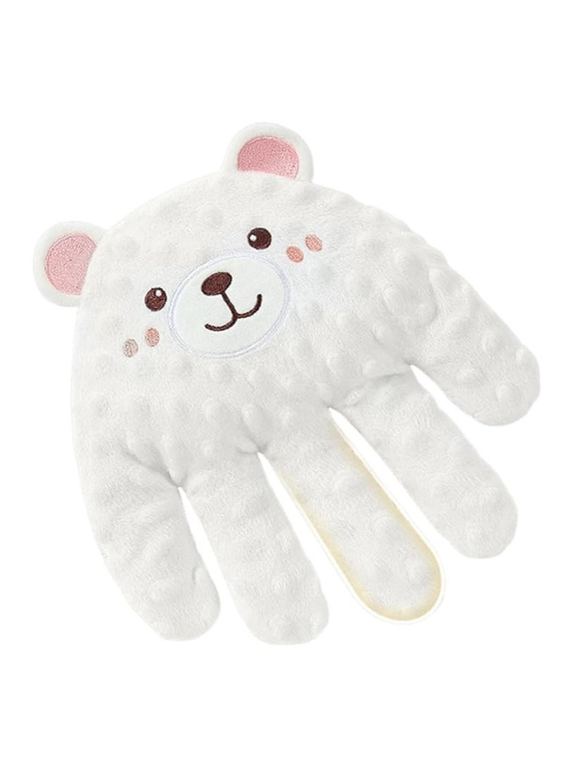 Baby Sleeping Palm, Automatic Cotton Fabric Baby Patting Hand With Remote Control, Heatable Natural Red Bean Core Cartoon Shape Electric Baby Soothing Palm - Image 1