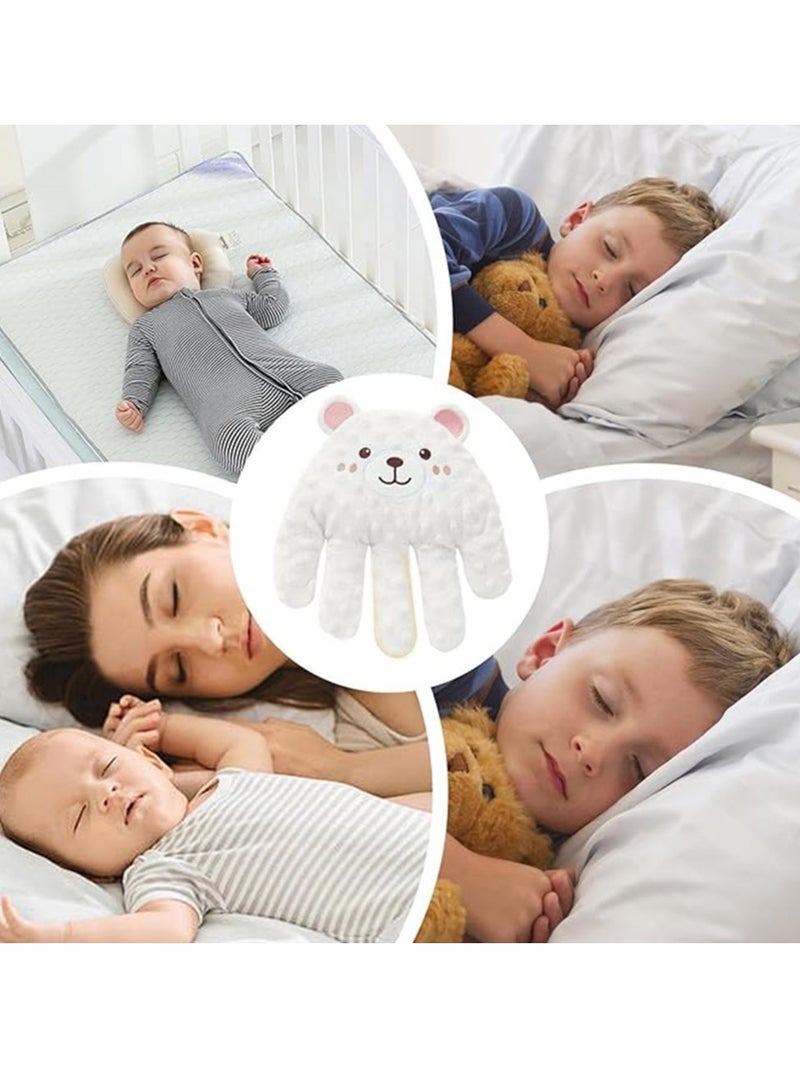 Baby Sleeping Palm, Automatic Cotton Fabric Baby Patting Hand With Remote Control, Heatable Natural Red Bean Core Cartoon Shape Electric Baby Soothing Palm - Image 4