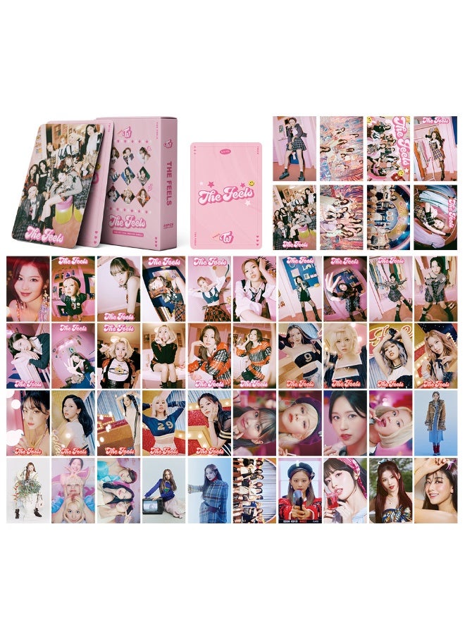 NIBEMINENT 55 Pcs Kpop TWICE Faste Of Love Lomo Cards Card For Fans Collection Gifts - Image 2
