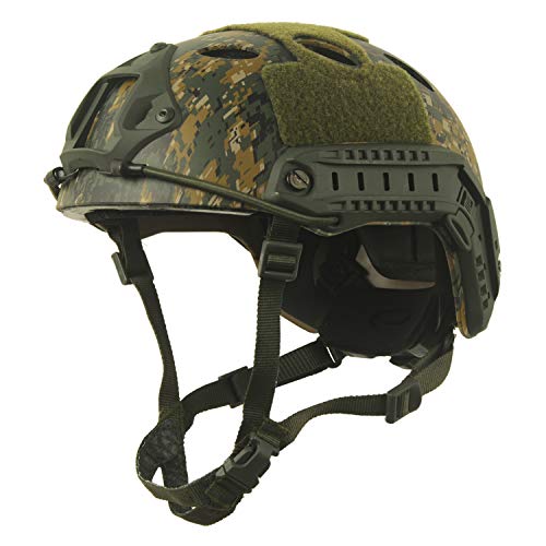 LOOGU Fast PJ Base Jump Tactical Helmet for Airsoft with 12-in-1 Headwear - Image 1