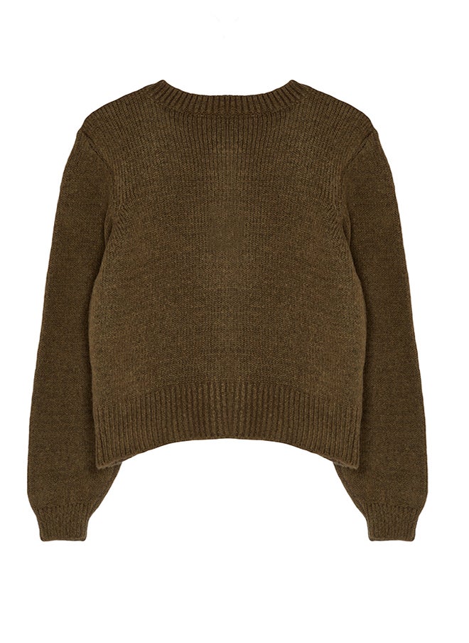Khaki Soft Textured Jewel Buttoned Knitwear Cardigan TWOAW21HI0034 - pzsku/ZAC1971E0CC07E16D6F56Z/45/_/1730940976/574b0905-953f-4323-8acc-847619fdcc8a