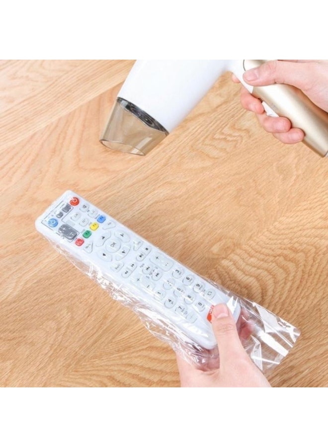 5Pcs Heat Shrink Film Clear Video TV Air Conditioner Remote Controller Protector Cover Home Dust Waterproof Protective Case New 