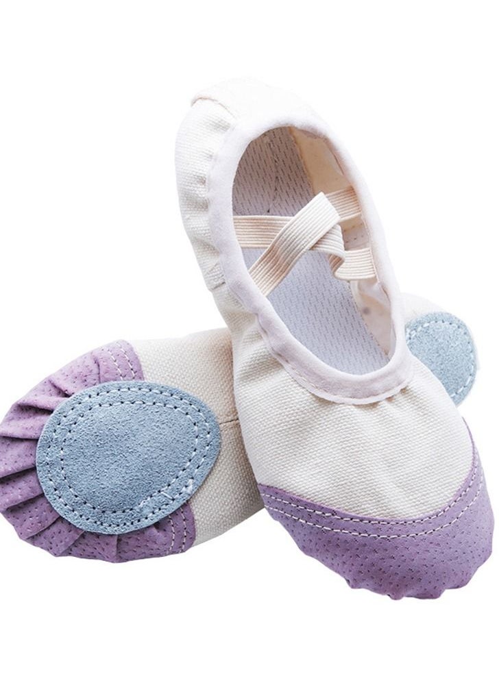Generic Soft Bottom Dance Shoes Ballet Yoga Shoes Children Dancing Shoes Beige Color  - Image 1