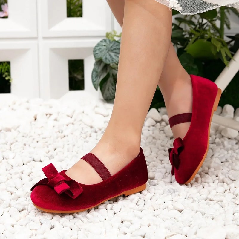 New Girls Princess Shoes Little Girls Festival Dance Red Shoes Children Soft Sole Comfortable Flat Shoes - Image 3