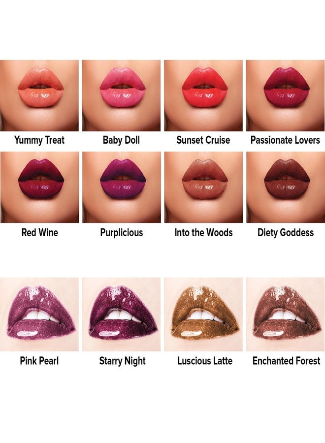 Sistar Sexy Lip Paint Cream Lip Gloss, Creamy and Rich, Highly Pigmented Long Lasting Waterproof Lip Tint Stain (Yummy Treat) - Image 3