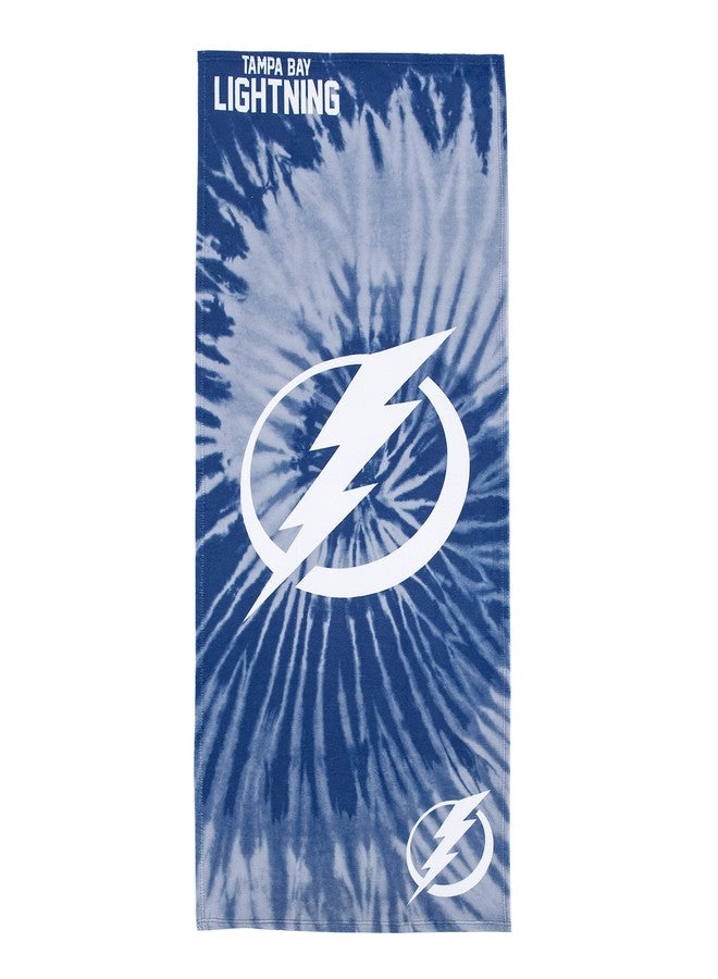 Northwest NHL Tampa Bay Lightning Psychedelic Beach Towel, Cotton Polyester Blend Lightweight Bath, Pool, Swim, Travel Fan Gear, 30 x 60 Inch - Image 1