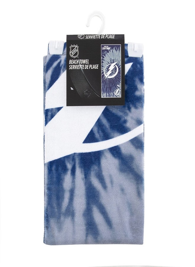 Northwest NHL Tampa Bay Lightning Psychedelic Beach Towel, Cotton Polyester Blend Lightweight Bath, Pool, Swim, Travel Fan Gear, 30 x 60 Inch - Image 5