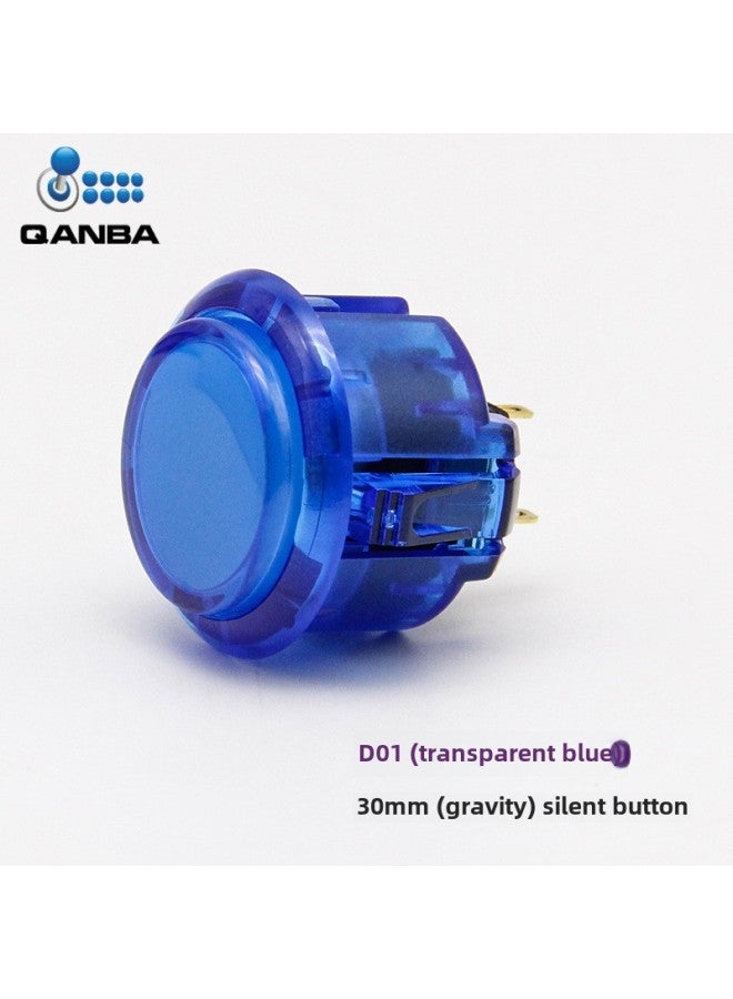 Qanba Gravity Ks Rapid Silent Street Fighter Arcade Button 30/24mm Mechanical Axis Quick Fire Digital Computer Game Joystick-Product Color:D01   30mm  - Image 1