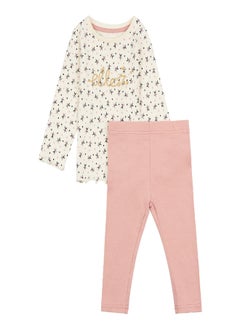 Elle Toddler Star Long Sleeve T Shirt and Leggings Set
