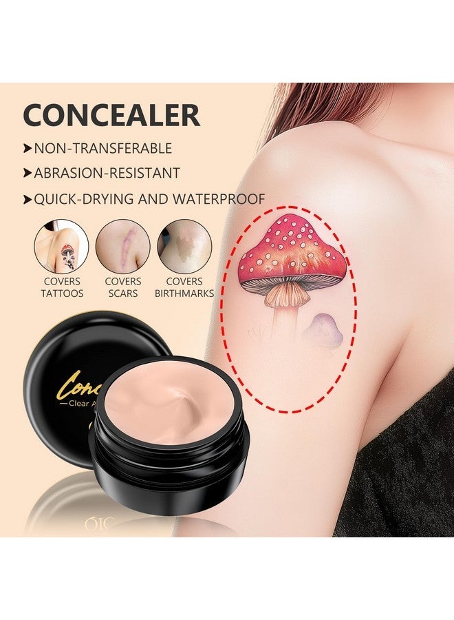 QIC Concealer,Natural Color Correcting Concealer for Women,Full Coverage Makeup for Face Eye Body,Nourishing Makeup for a More Even Complexion (Light Skin Tone, 1.36 Fl Oz) - Image 2