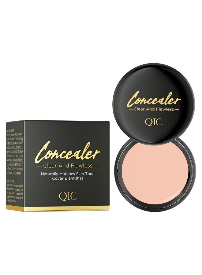 QIC Concealer,Natural Color Correcting Concealer for Women,Full Coverage Makeup for Face Eye Body,Nourishing Makeup for a More Even Complexion (Light Skin Tone, 1.36 Fl Oz) - Image 1